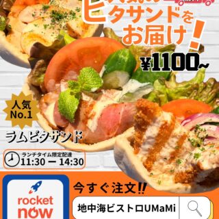🥙【人気のピタサンドをお届けします️】 「今日は家でゆっくり過…